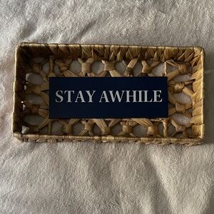 Shoreline Natural Woven Basket